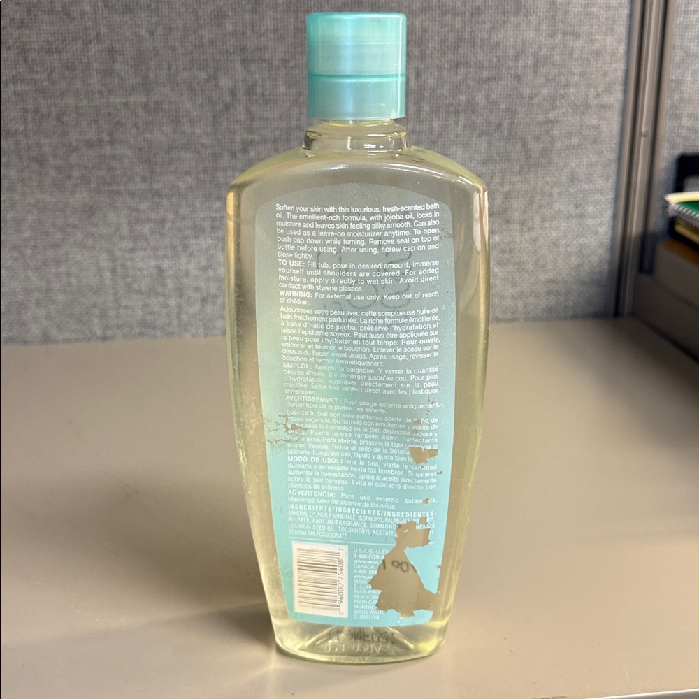 Avon Skin So Soft Bath Oil Original Factory Sealed Big 24 Ounce Bottle V… - Picture 2 of 16